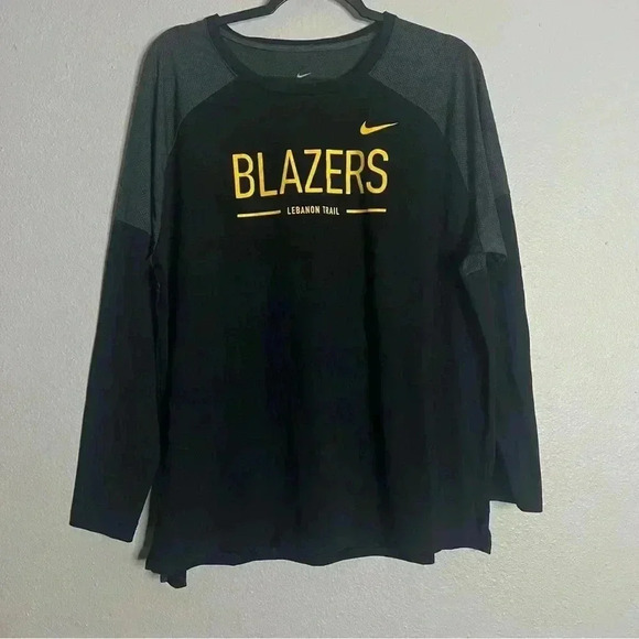 Nike Blazers Lebanon Trail Long Sleeve T-shirt Size X Large - Picture 1 of 3